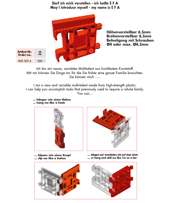 Multifunktions-Beschlagsystem