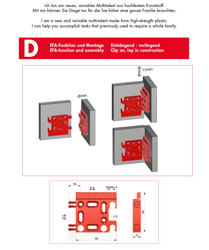 Multifunktions-Beschlagsystem