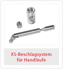 XS-Beschlagsystem für Handläufe